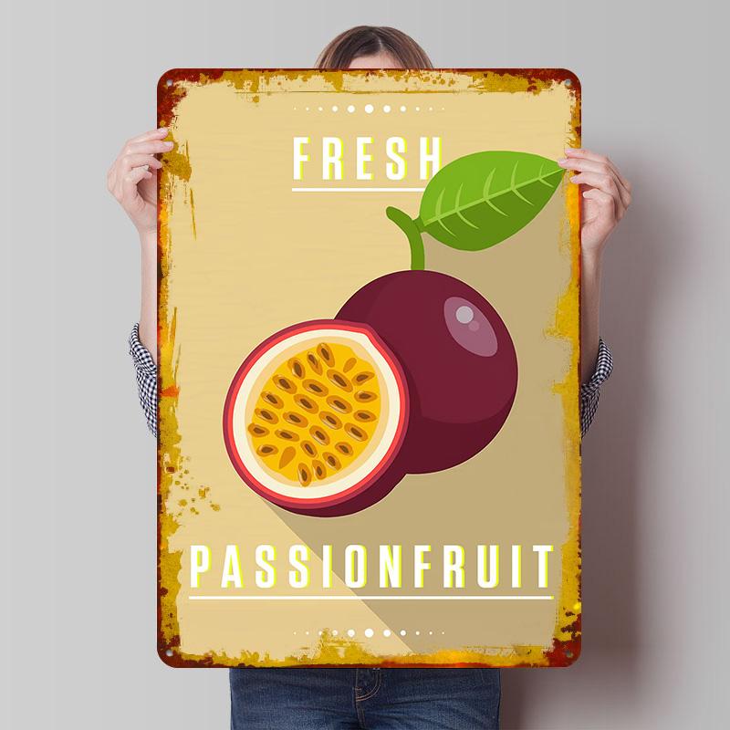 Fresh Passionfruit Metal Poster Customized Wall Art Retro Vintage Tinplate Signs for Apartment Decoration Room Desk Decor Home 20x30cm(7.8x11.8inch)
Fresh Passionfruit Metal Poster Customized Wall Art Retro Vintage Tinplate Signs for Apartment Decoration Room Desk Decor Home 20x30cm(7.8x11.8inch)