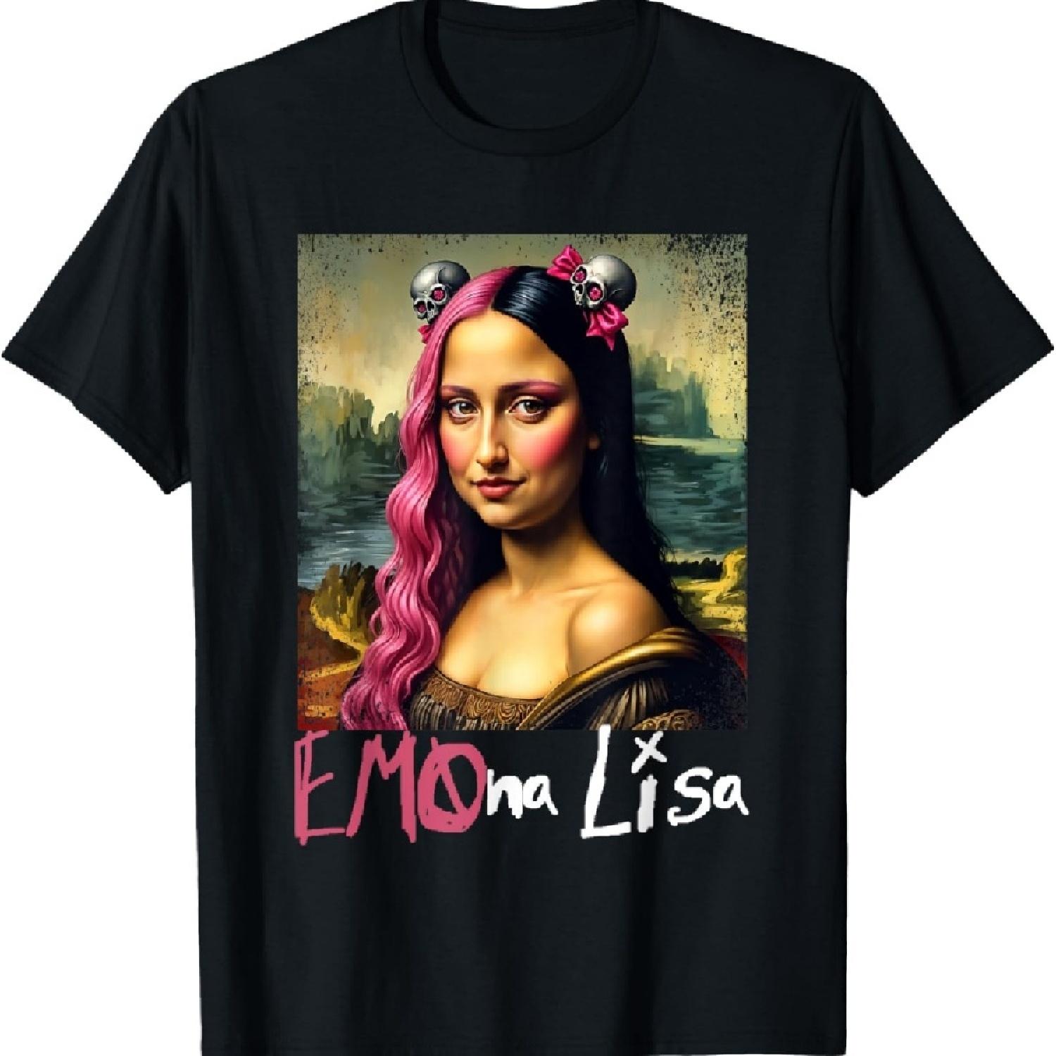 Emo pun - Mona Lisa - Emona Lisa T-Shirt XXXXXL чорний
Emo pun - Mona Lisa - Emona Lisa T-Shirt XXXXXL чорний