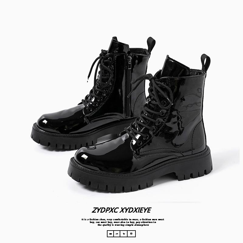 Martin boots men s high top 2025 new patent leather men s leather shoes heightening British style mid-help tooling boots 76261-Y 44
Martin boots men s high top 2025 new patent leather men s leather shoes heightening British style mid-help tooling boots 76261-Y 44