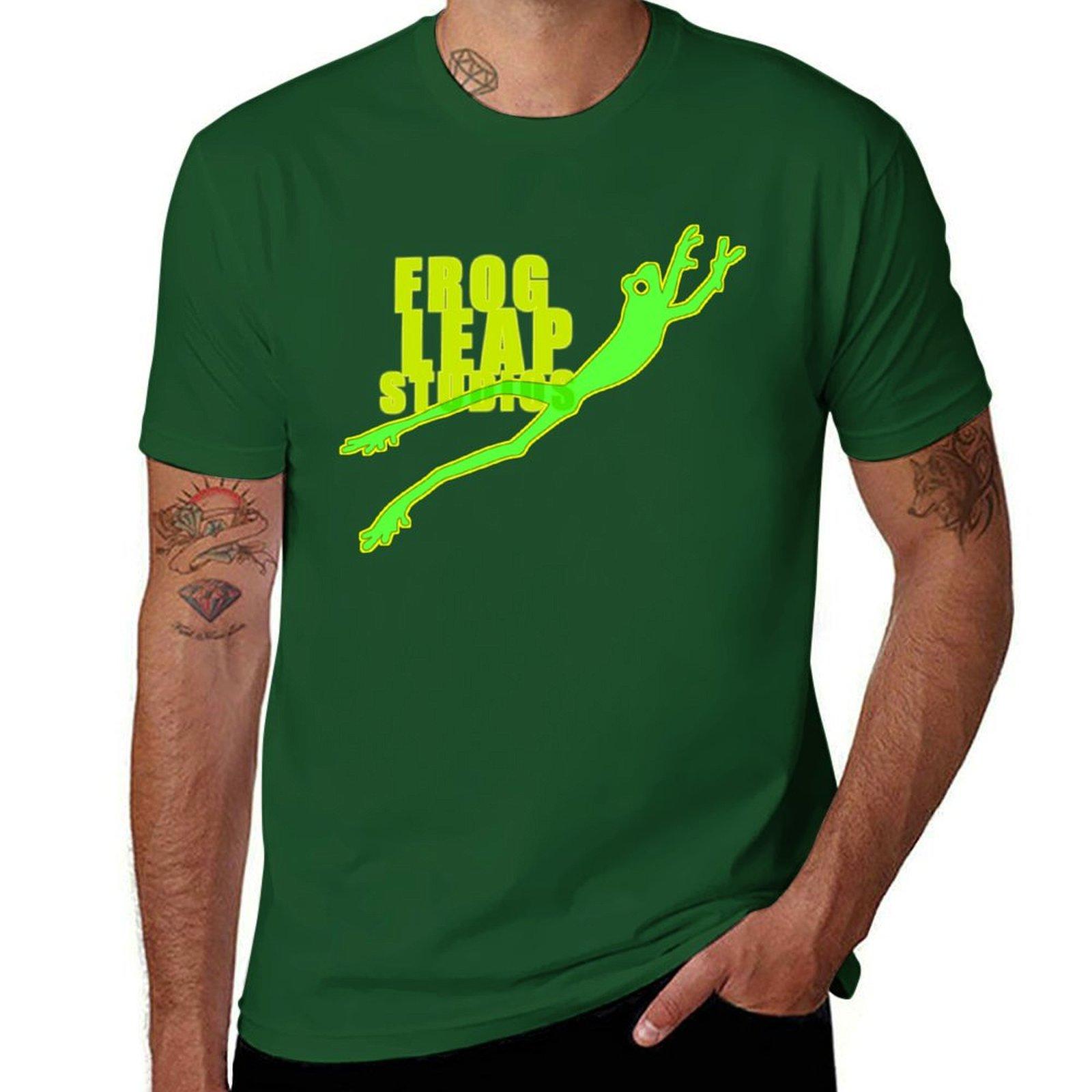 Fan art Frog Leap Studios FLS Leo Moracchioli green Tshirt new edition cute tops fruit of the loom mens t shirts 4XL
Fan art Frog Leap Studios FLS Leo Moracchioli green Tshirt new edition cute tops fruit of the loom mens t shirts 4XL