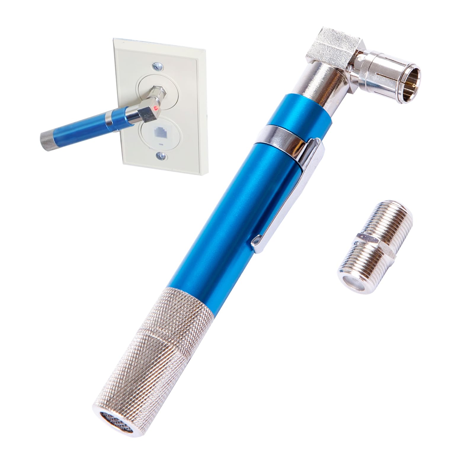 GROWORD Coaxial Pocket Toner Pocket Continuity Tester with Light Buzzer Voltage Toner and Barrel Connector Bundle for Testing Coaxial CATV Wire Tracer срібний
GROWORD Coaxial Pocket Toner Pocket Continuity Tester with Light Buzzer Voltage Toner and Barrel Connector Bundle for Testing Coaxial CATV Wire Tracer срібний