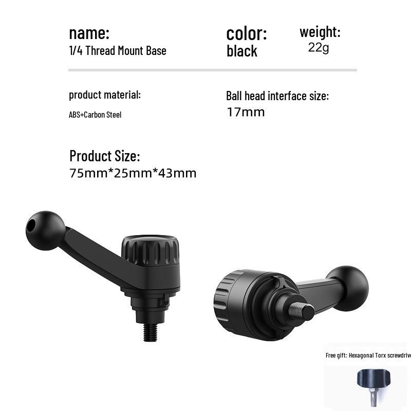 1/4 Thread Car Phone Holder for Xiaomi Galaxy M9 Panda Zhi X3 Navigation
1/4 Thread Car Phone Holder for Xiaomi Galaxy M9 Panda Zhi X3 Navigation