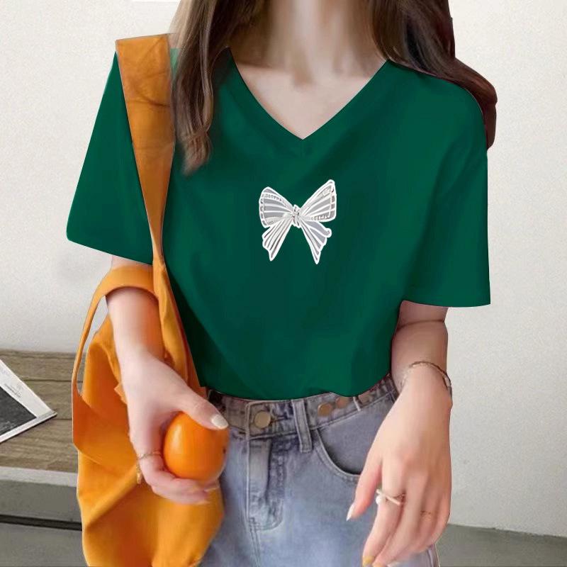 Pure cotton new short-sleeved t-shirt women s top 2025 summer women s fashion casual slim short-sleeved women XXXL
Pure cotton new short-sleeved t-shirt women s top 2025 summer women s fashion casual slim short-sleeved women XXXL