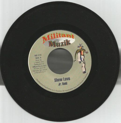7inch Record JUNIOR REID / ANTHONY CRUZ - Show Love / Watch Out NB018 Militant Muzik Jamaica Reggae, Ska & Dub Used
7inch Record JUNIOR REID / ANTHONY CRUZ - Show Love / Watch Out NB018 Militant Muzik Jamaica Reggae, Ska & Dub Used