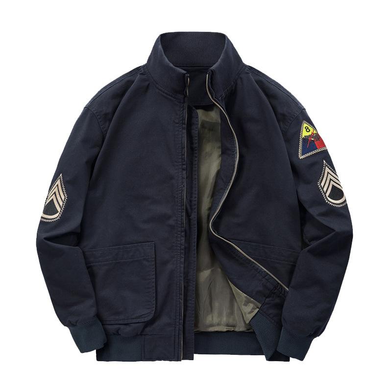 Чоловіча весняна куртка Tactical Flight Bomber Combat Jackets Повсякденний верхній одяг Пальто великих розмірів 6XL темно-синього кольору
Чоловіча весняна куртка Tactical Flight Bomber Combat Jackets Повсякденний верхній одяг Пальто великих розмірів 6XL темно-синього кольору