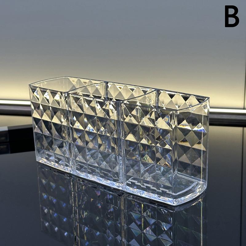 Блестящий контейнер для ручек с бриллиантами с 3 отделениями, подставка для карандашей, коробка для хранения кистей для макияжа, настольный органайзер для туалетного столика, инструмент 15.5*5.6*7cm
Блестящий контейнер для ручек с бриллиантами с 3 отделениями, подставка для карандашей, коробка для хранения кистей для макияжа, настольный органайзер для туалетного столика, инструмент 15.5*5.6*7cm