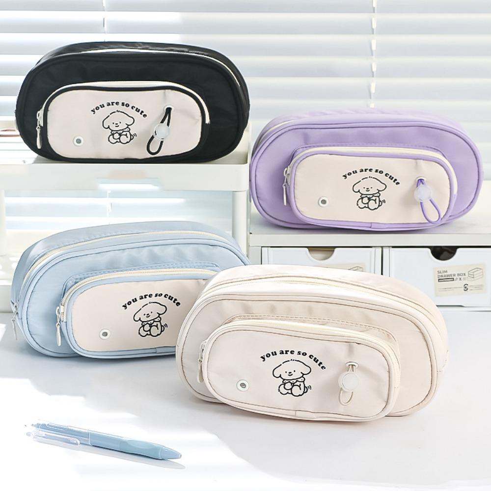 Cute Happy Puppy Pen Bag Large Capacity Zipper Bag Durable Cartoon Pen Case School Supplies бежевый
Cute Happy Puppy Pen Bag Large Capacity Zipper Bag Durable Cartoon Pen Case School Supplies бежевый