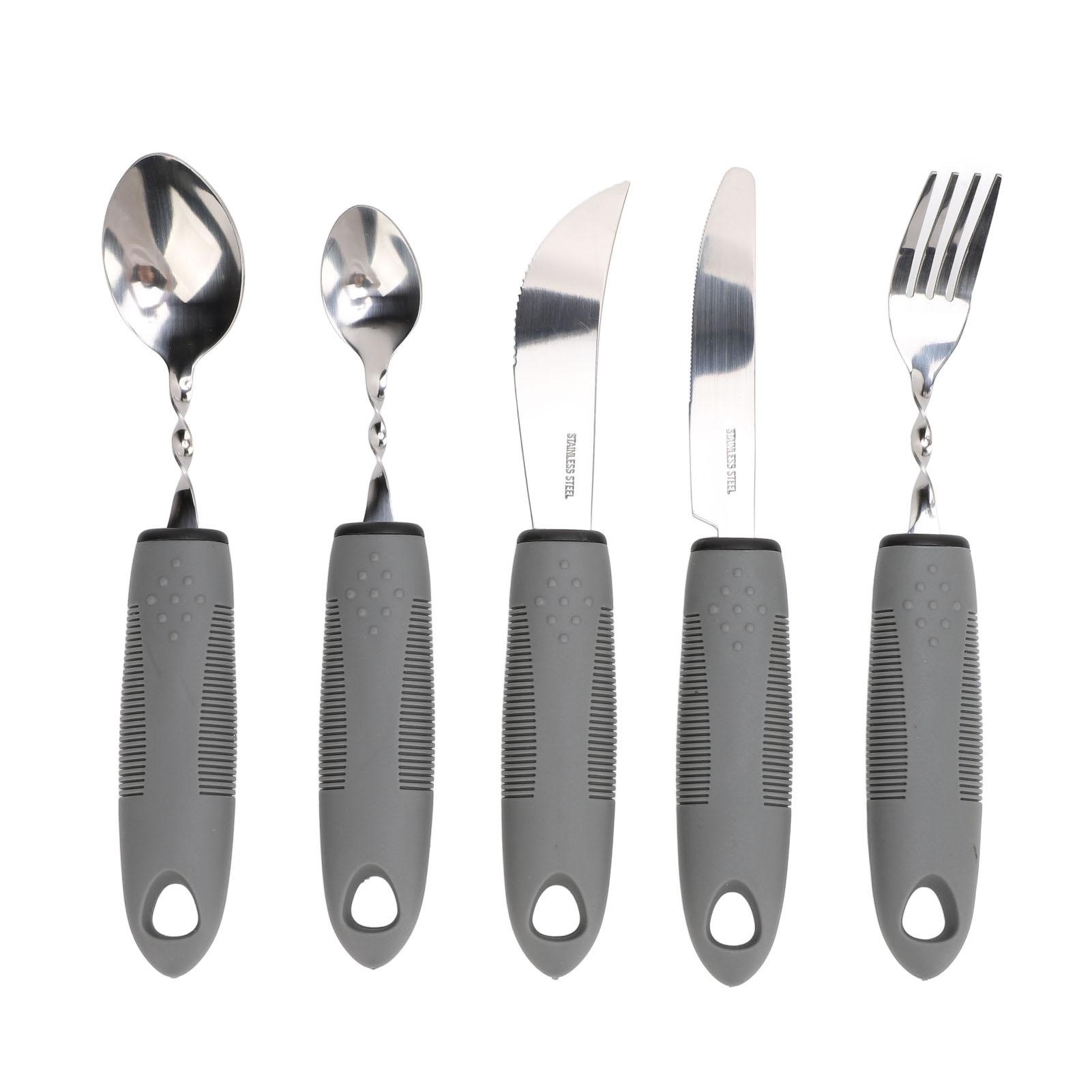 5pcs Bendable Adaptive Utensils Weighted Easy Grip Stainless Steel Special Supplies Adaptive L(for 6.5-9kg)
5pcs Bendable Adaptive Utensils Weighted Easy Grip Stainless Steel Special Supplies Adaptive L(for 6.5-9kg)
