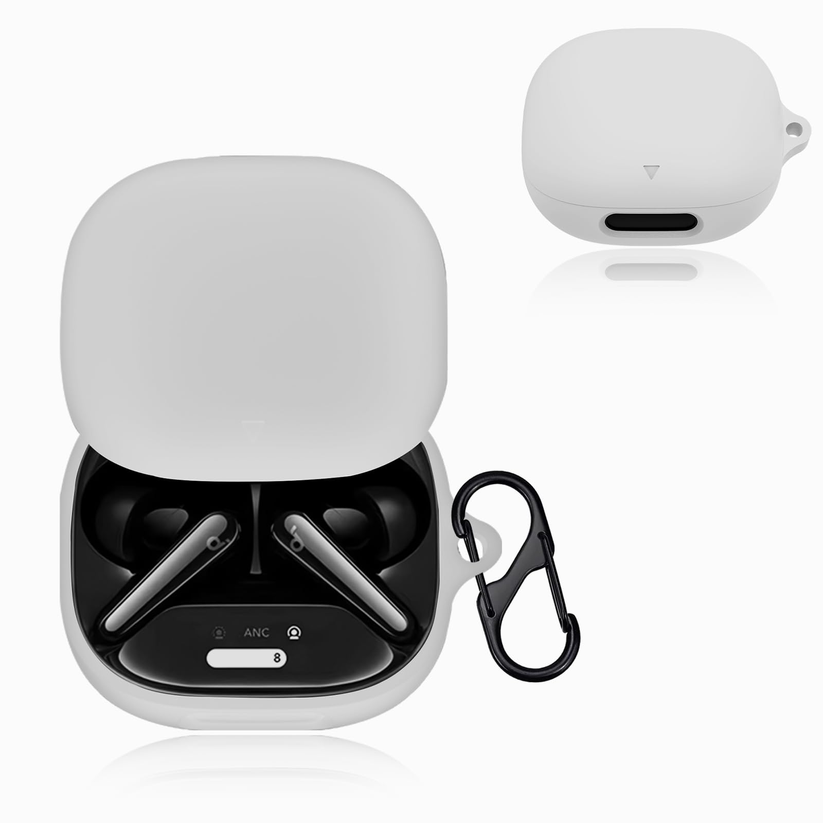 Для Anker Soundcore Liberty 4 Pro Чехол с Ubefuu Soft Lost Shock Charging Anker Soundcore Liberty 4 Pro Совместимый чехол-карабин, силикон,
Для Anker Soundcore Liberty 4 Pro Чехол с Ubefuu Soft Lost Shock Charging Anker Soundcore Liberty 4 Pro Совместимый чехол-карабин, силикон,