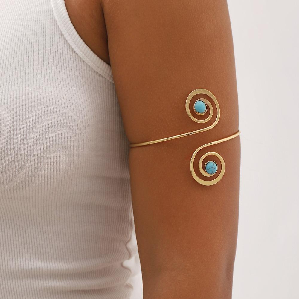 Zinc Zinc Alloy Arm Cuff Turquoise Wide Open Arm Cuff Simple Cuff Bangle for Women Girls Style A
Zinc Zinc Alloy Arm Cuff Turquoise Wide Open Arm Cuff Simple Cuff Bangle for Women Girls Style A