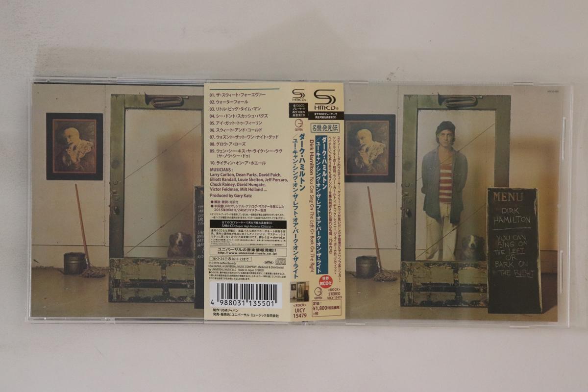 CD ДИРК ХЭМИЛТОН - Ты можешь петь слева или лаять на UICY15479 GEFFEN 2016 Япония Оби Рок Б/У
CD ДИРК ХЭМИЛТОН - Ты можешь петь слева или лаять на UICY15479 GEFFEN 2016 Япония Оби Рок Б/У