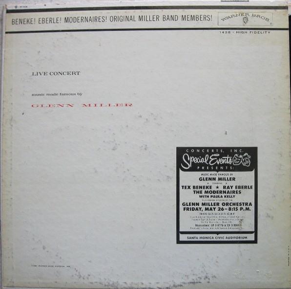 LP Record TEX BENEKE ! RAY EBERLE ! THE MODER - Live Concert - Music Made Famous By W1428 Warner Bros. Re 1961 US Jazz Used
LP Record TEX BENEKE ! RAY EBERLE ! THE MODER - Live Concert - Music Made Famous By W1428 Warner Bros. Re 1961 US Jazz Used