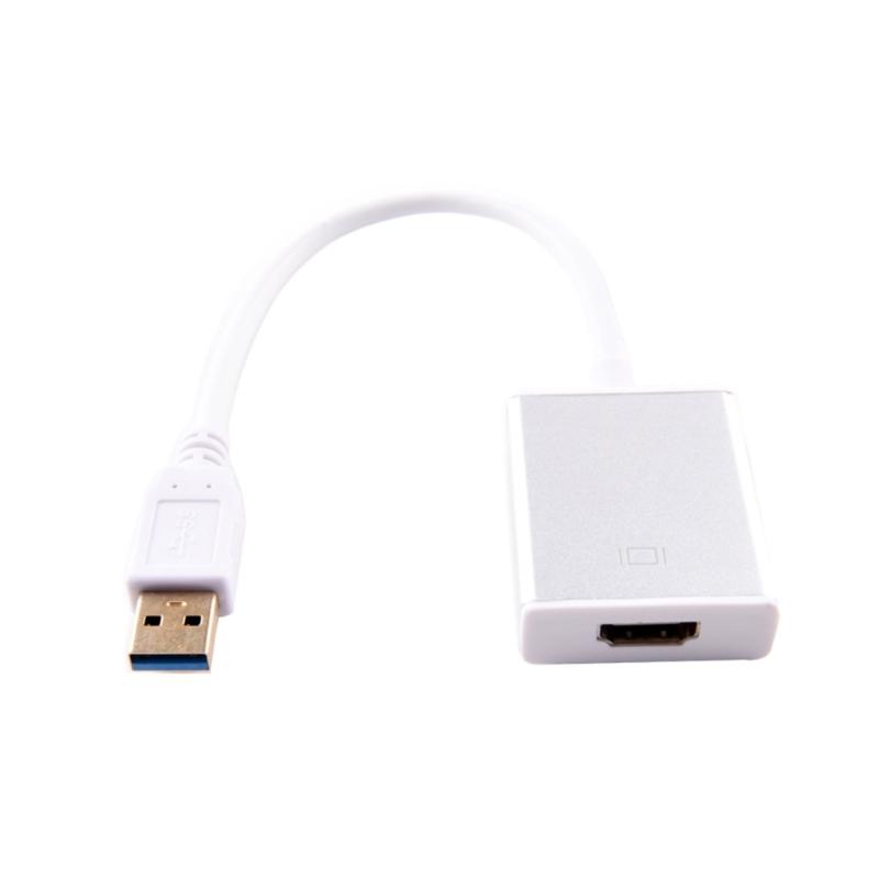 USB to HDTV Port Cable Adapter USB 3.0 for 1080P Video Output on PC Laptop HDTV Supports Win 10/8/7 срібний
USB to HDTV Port Cable Adapter USB 3.0 for 1080P Video Output on PC Laptop HDTV Supports Win 10/8/7 срібний