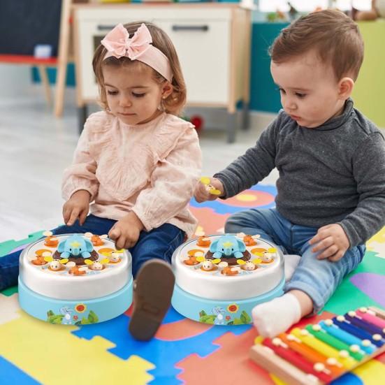 Yousheng 1 Set Bouncing Bee Elephant Turntable Toy Rotating Bee Launcher Catcher Board Game Interactive Toddlers Educational Electric Bee Fishing Toy
Yousheng 1 Set Bouncing Bee Elephant Turntable Toy Rotating Bee Launcher Catcher Board Game Interactive Toddlers Educational Electric Bee Fishing Toy