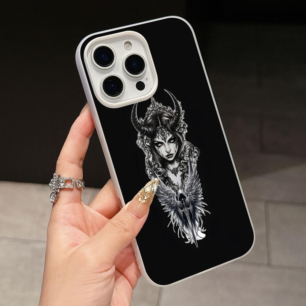 Dark Goddess Lilith Phone Case for iPhone 17 16 15 14 13 12 11 Air Pro Max Plus Jelly Double layer White Cover iPhone 13 Pro
Dark Goddess Lilith Phone Case for iPhone 17 16 15 14 13 12 11 Air Pro Max Plus Jelly Double layer White Cover iPhone 13 Pro