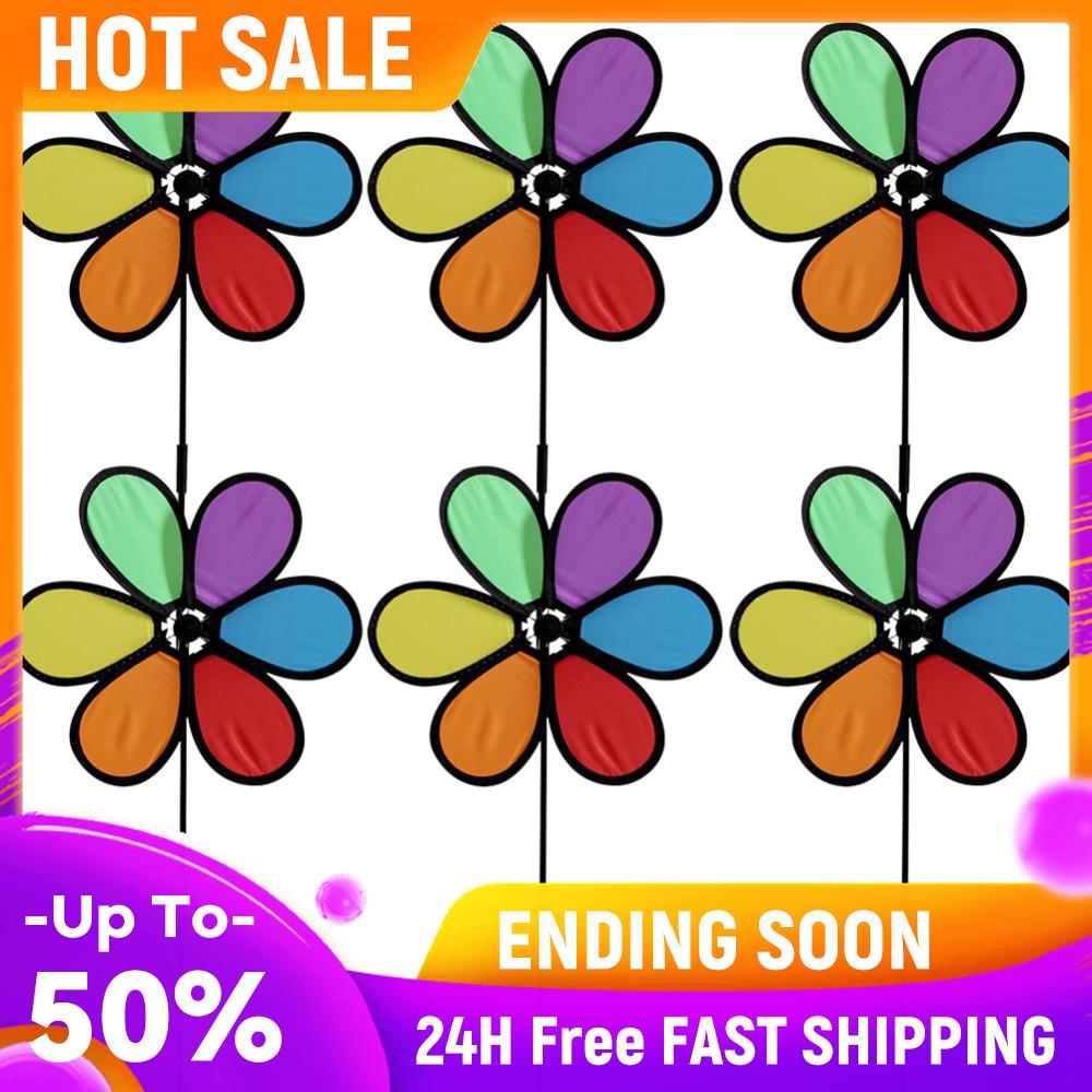 6pcs Flower Lawn Pinwheel Colorful Rainbow Garden Windmill Garden Yard Outdoor Decor China Mainland
6pcs Flower Lawn Pinwheel Colorful Rainbow Garden Windmill Garden Yard Outdoor Decor China Mainland