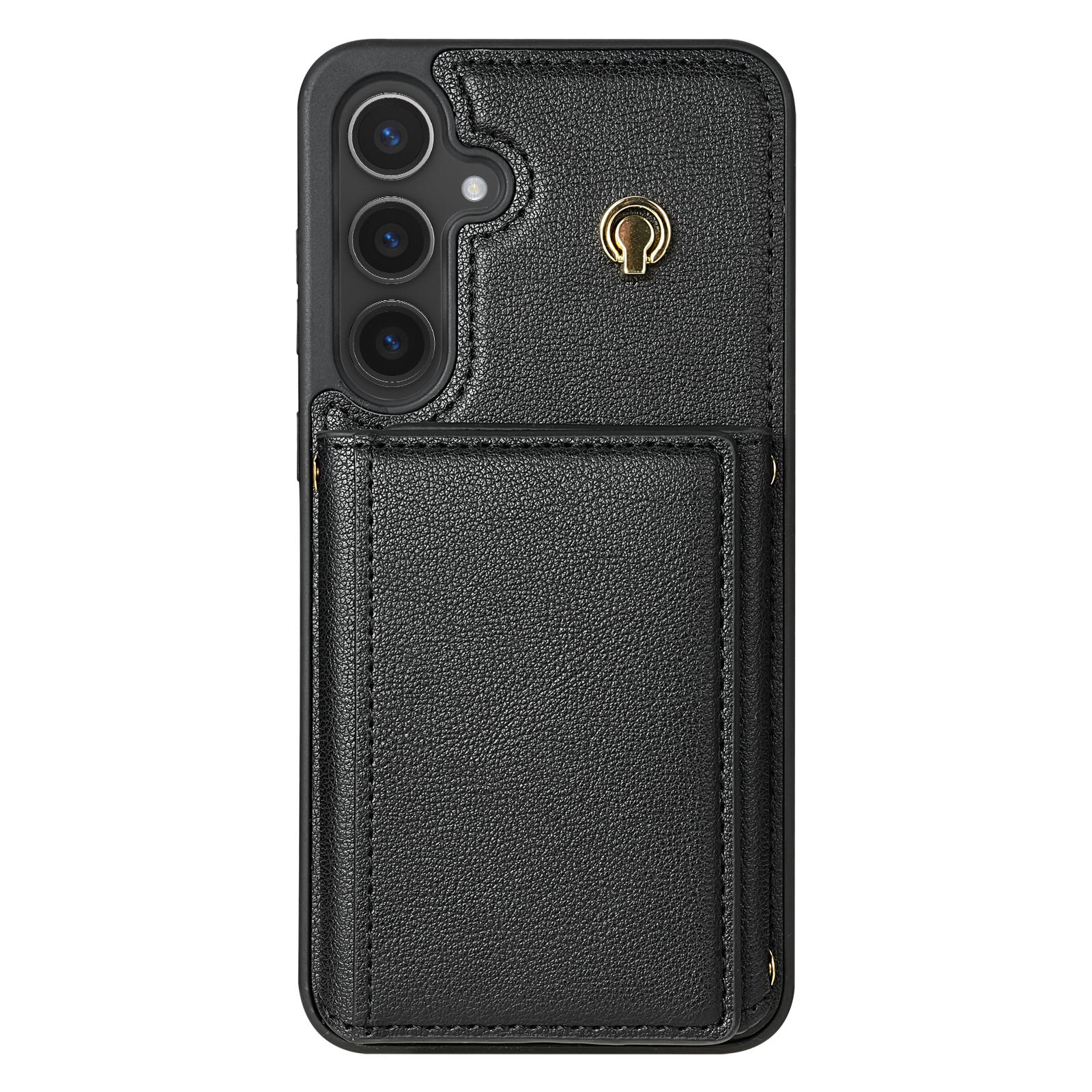 For Samsung Galaxy A16 4G/5G Case Tri-Fold Card Holder Kickstand TPU+Leather Back Cover with Shoulder Strap Black
For Samsung Galaxy A16 4G/5G Case Tri-Fold Card Holder Kickstand TPU+Leather Back Cover with Shoulder Strap Black