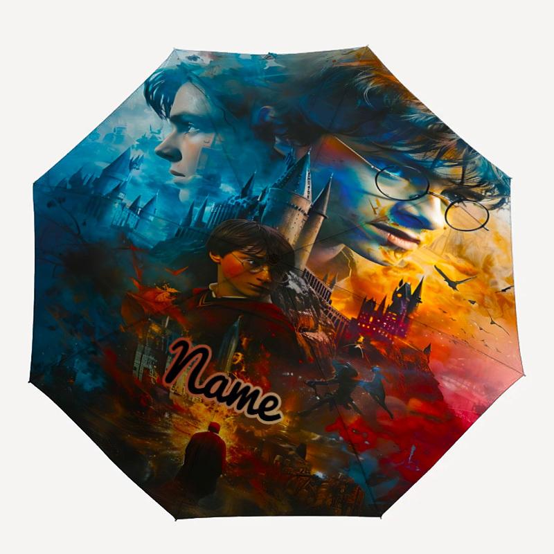1PC Hogwarts Wizarding World Custom Name Automatic Open/Close, 8-Rib Durable Frame Compact Travel Umbrella for Men & Women D1222093
1PC Hogwarts Wizarding World Custom Name Automatic Open/Close, 8-Rib Durable Frame Compact Travel Umbrella for Men & Women D1222093