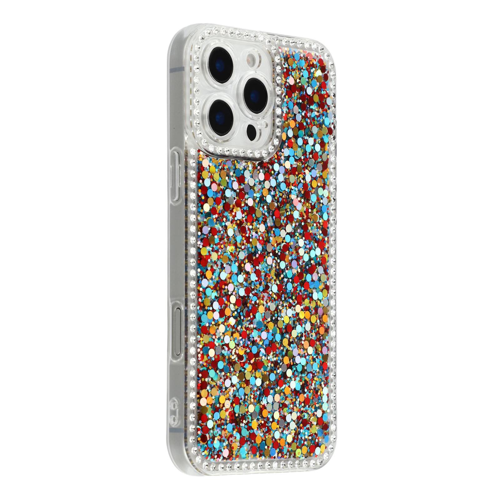 For iPhone 16 Pro Max Case Rhinestone Edge Glitter Epoxy TPU Phone Cover Colorful
For iPhone 16 Pro Max Case Rhinestone Edge Glitter Epoxy TPU Phone Cover Colorful