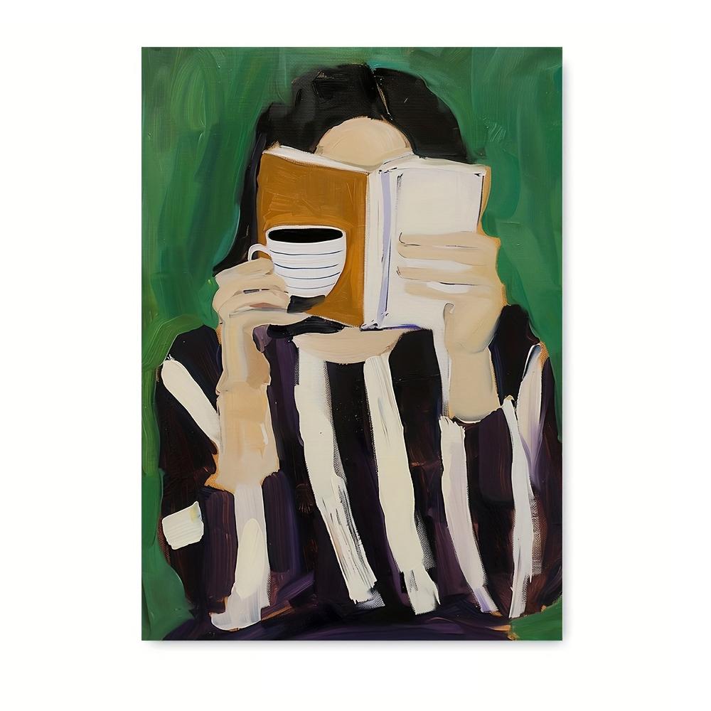 1pc Unframed Green Modern Striped Reading Woman Canvas Art Print Minimalist Abstract Wall Decor Trendy Aesthetic Home Decoration 21X30CMNo Framed
1pc Unframed Green Modern Striped Reading Woman Canvas Art Print Minimalist Abstract Wall Decor Trendy Aesthetic Home Decoration 21X30CMNo Framed
