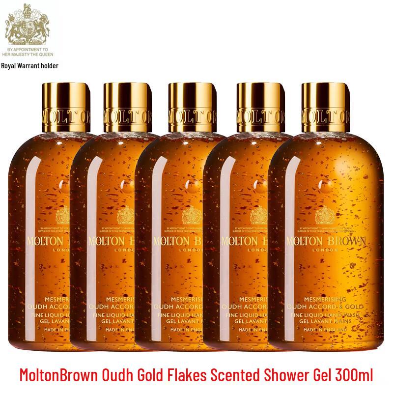 Molton Brown Oud & Gold Fragranced Shower Gel 5 x 300ml Set
Molton Brown Oud & Gold Fragranced Shower Gel 5 x 300ml Set