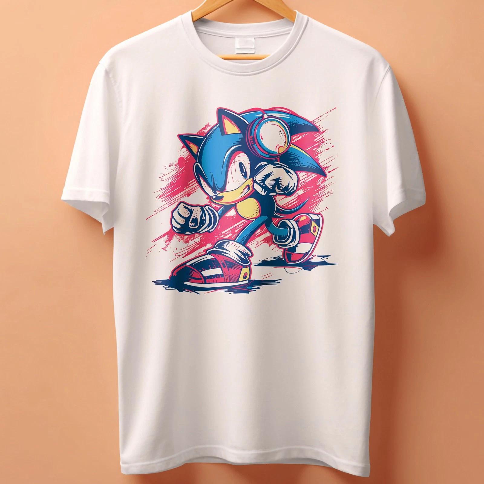 Sonic The Hedgehog 001 style of a streetwear Adult/Childrens t shirts/t-shirt 100
Sonic The Hedgehog 001 style of a streetwear Adult/Childrens t shirts/t-shirt 100