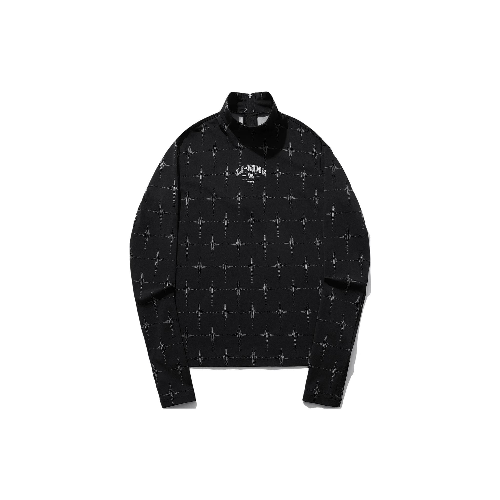 Li Ning Full Print Letter Stand Collar Pullover Tight Long Sleeve Drop Shoulder T-Shirt Women Tops Black AUDU022-2 S
Li Ning Full Print Letter Stand Collar Pullover Tight Long Sleeve Drop Shoulder T-Shirt Women Tops Black AUDU022-2 S