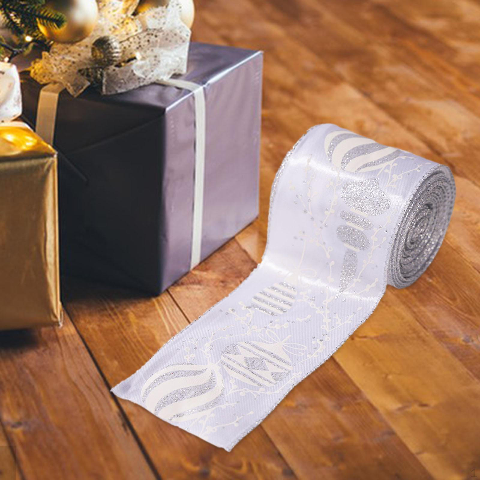 Christmas Bow Decorations: DIY Hair Bows, Gift Ribbon, Decorations for Wrapping, Craft серебряный
Christmas Bow Decorations: DIY Hair Bows, Gift Ribbon, Decorations for Wrapping, Craft серебряный