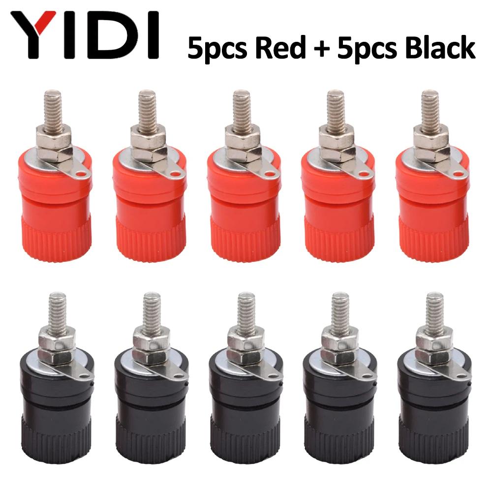 10pcs/lot Red Black Audio Amplifier Speaker Binding Post Panel Mount Connector 4mm Banana Plug Jack Socket Nickel Plate Terminal
10pcs/lot Red Black Audio Amplifier Speaker Binding Post Panel Mount Connector 4mm Banana Plug Jack Socket Nickel Plate Terminal