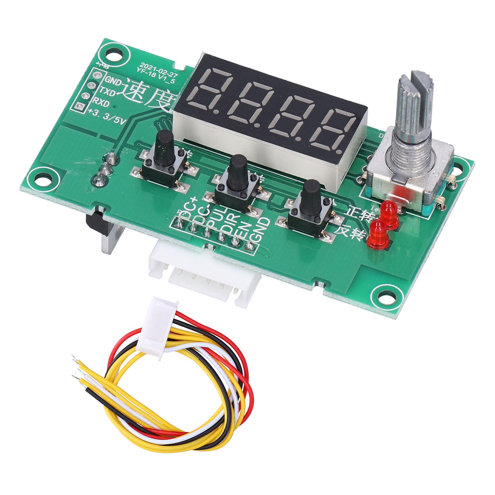 Stepper Motor Driver Board Stable Speed Controller Module with Digital Display DC8‑24V
Stepper Motor Driver Board Stable Speed Controller Module with Digital Display DC8‑24V