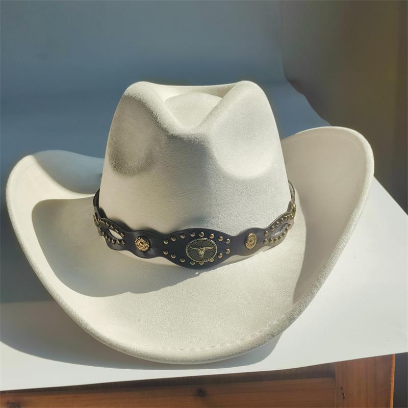 Wide Brim Cowboy Hats for women retro cowboy Hat men Jazz hat Suede Top Hat Felt Fedora Hat vintage Panama sombrero hombre 56-58
Wide Brim Cowboy Hats for women retro cowboy Hat men Jazz hat Suede Top Hat Felt Fedora Hat vintage Panama sombrero hombre 56-58