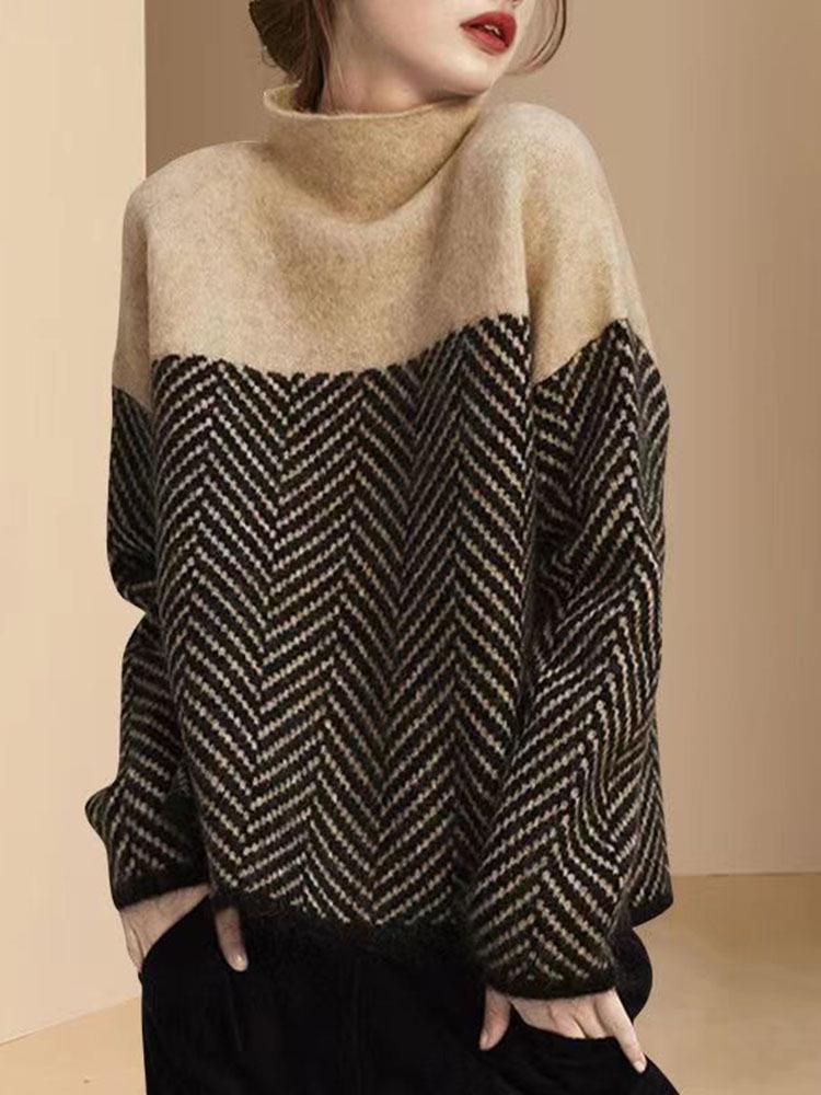 2024 Women s Korean High Neck Slimming Sweater - Thickened, Warm, Autumn/Winter Top XL
2024 Women s Korean High Neck Slimming Sweater - Thickened, Warm, Autumn/Winter Top XL
