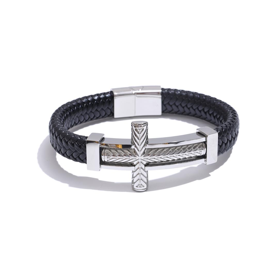 Yhpup 67mm Men Vintage Stainless Steel Metal Cross Wide Bracelet Bangle Handmade Braided Waterproof Jewelry Accessories ift
Yhpup 67mm Men Vintage Stainless Steel Metal Cross Wide Bracelet Bangle Handmade Braided Waterproof Jewelry Accessories ift