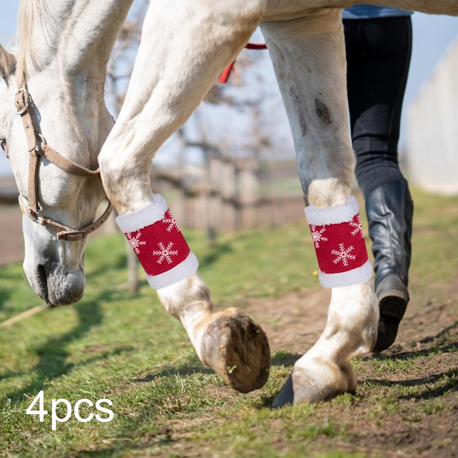 4Pcs Horse Leg Wraps Protectors Riding Race Fly Boots Guard for Parades Supplies
4Pcs Horse Leg Wraps Protectors Riding Race Fly Boots Guard for Parades Supplies