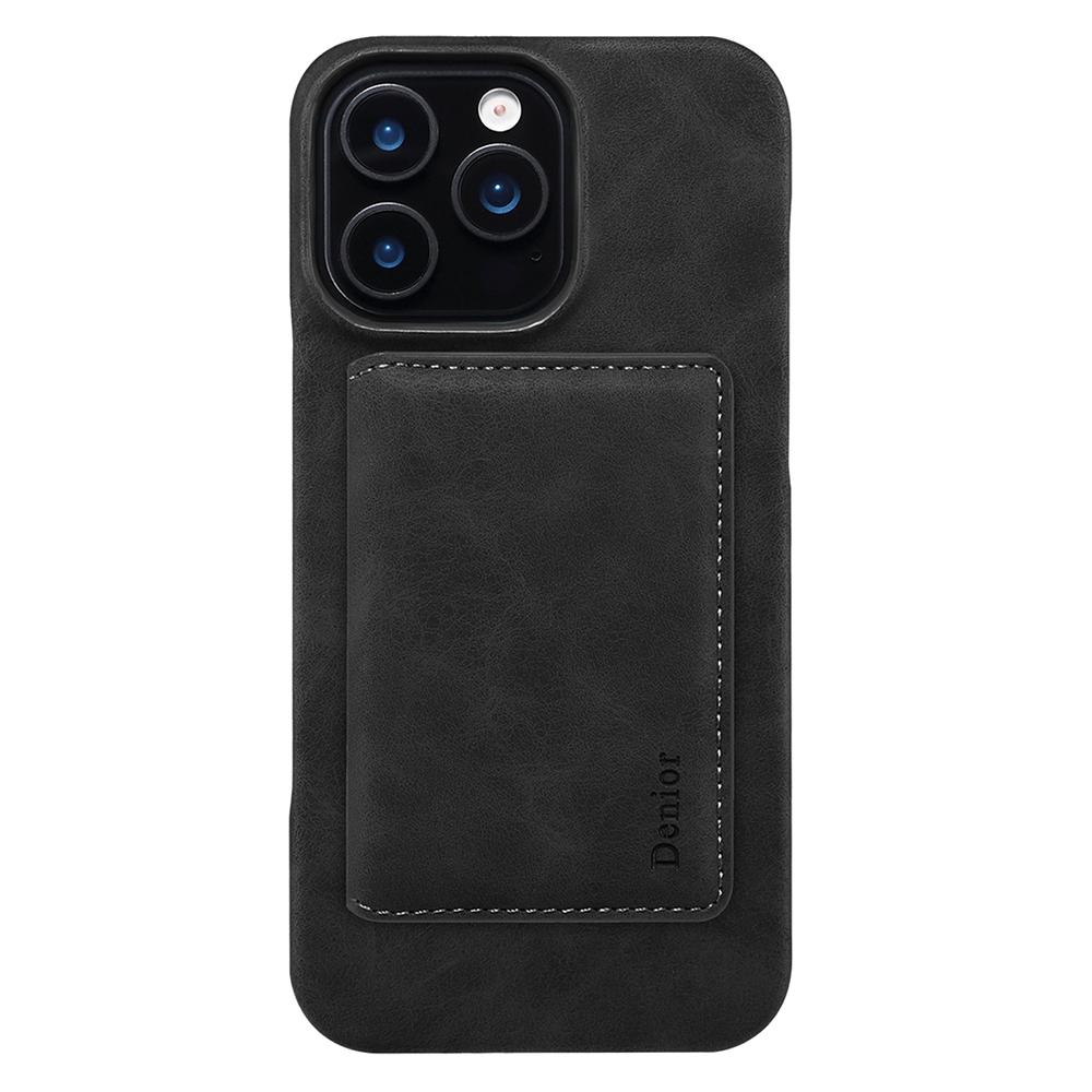 DENIOR D27 For iPhone 16 Pro Max Magnetic Case RFID Blocking Retro Leather Back Cover with Detachable Card Holder Black
DENIOR D27 For iPhone 16 Pro Max Magnetic Case RFID Blocking Retro Leather Back Cover with Detachable Card Holder Black