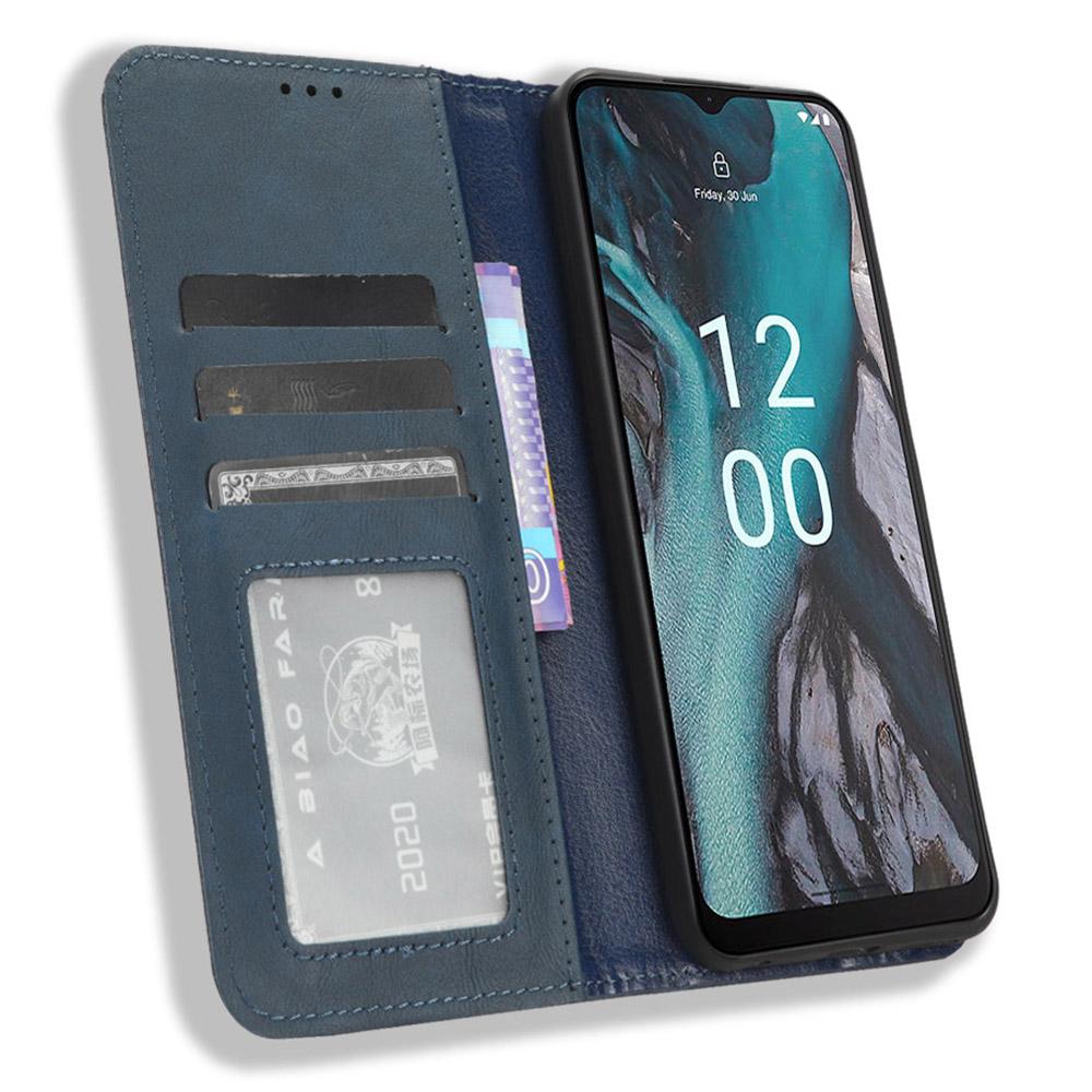 Retro PU Leather Phone Case for Nokia C22,Foldable Stand Wallet Cell Phone Cover Blue
Retro PU Leather Phone Case for Nokia C22,Foldable Stand Wallet Cell Phone Cover Blue