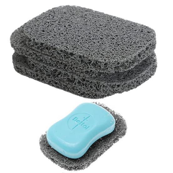 4Pcs/Set PVC Soap Saver Drain Soap Pad Environmental Protection Mildew Proof Soap Holder for Kitchen Portable Bathroom Soap Dish 4pcs сірий
4Pcs/Set PVC Soap Saver Drain Soap Pad Environmental Protection Mildew Proof Soap Holder for Kitchen Portable Bathroom Soap Dish 4pcs сірий