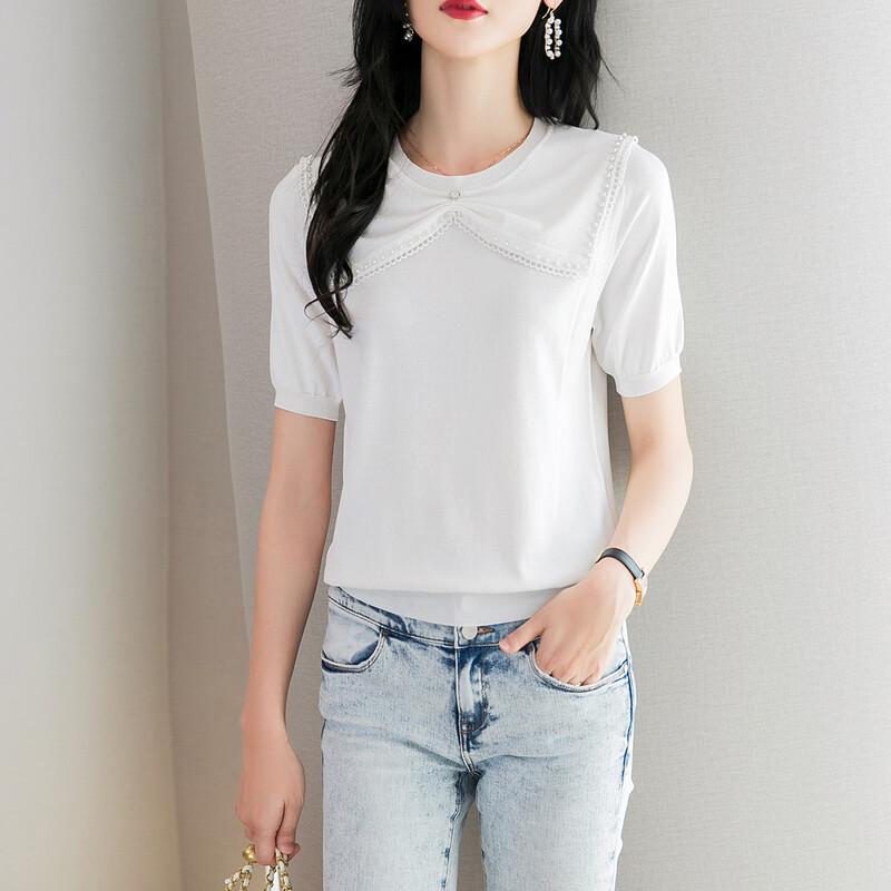Srcr Ice Silk Round Neck Short Sleeve Knit T-shirt M
Srcr Ice Silk Round Neck Short Sleeve Knit T-shirt M