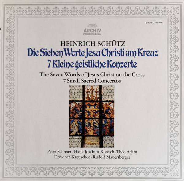 LP Record HEINRICH SCHÜTZ, PETER SCHREIER, HA - Die Sieben Worte Jesu Christi Am Kr 198408 ARCHIV Germany Obi Classical Used
LP Record HEINRICH SCHÜTZ, PETER SCHREIER, HA - Die Sieben Worte Jesu Christi Am Kr 198408 ARCHIV Germany Obi Classical Used