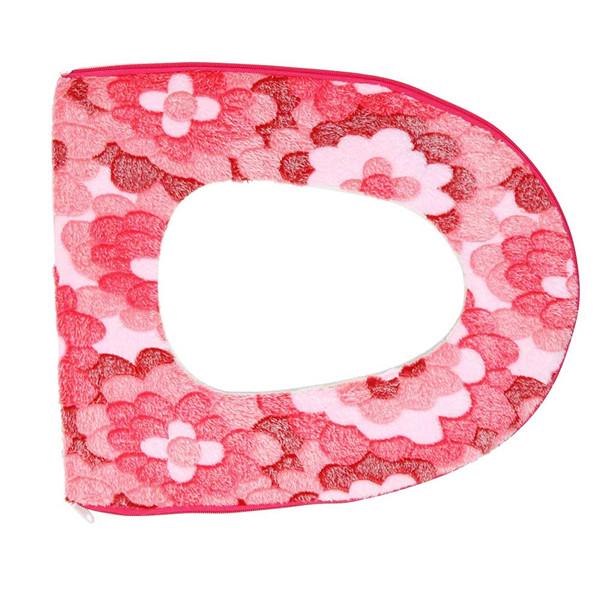 Мягкий чехол для унитаза, крышка сиденья, верхняя крышка, накладка для ванной комнаты, теплая чаша, молния, чехол для унитаза с цветами горячий розовый
Мягкий чехол для унитаза, крышка сиденья, верхняя крышка, накладка для ванной комнаты, теплая чаша, молния, чехол для унитаза с цветами горячий розовый