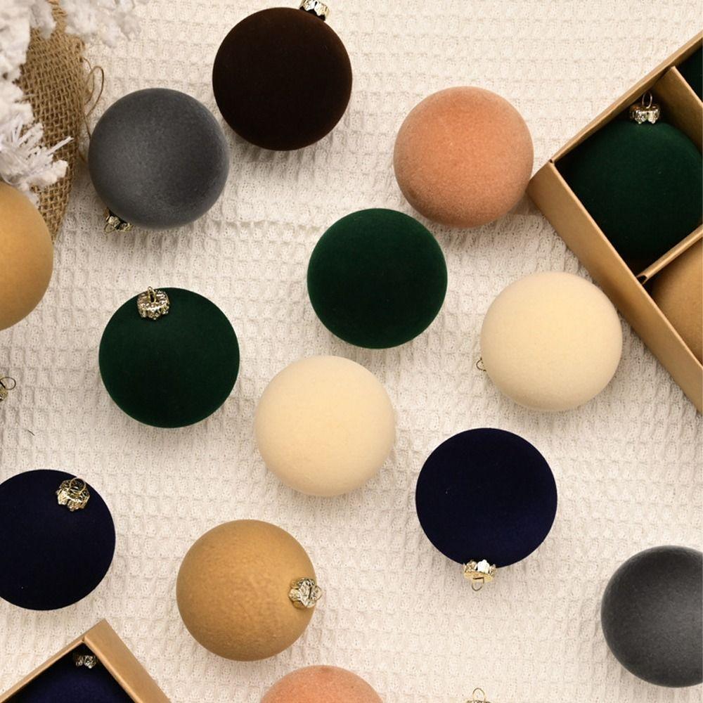 12pcs Shatterproof Velvet Christmas Ball Pendant 6cm Xmas Tree Hanging Ornaments Party Favors Style 4
12pcs Shatterproof Velvet Christmas Ball Pendant 6cm Xmas Tree Hanging Ornaments Party Favors Style 4