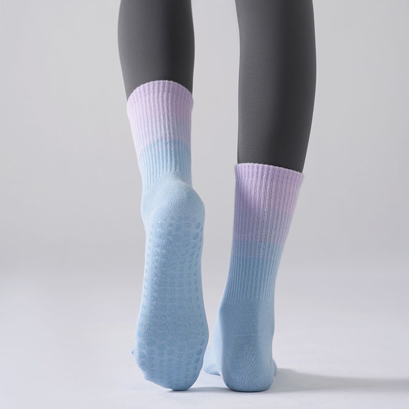 Yoga Socks round Head Knee Socks Gradient Contrast Dopamine Exercise Fitness Anti-Slip Professional Female Pilates Special Socks Blue fall Blue
Yoga Socks round Head Knee Socks Gradient Contrast Dopamine Exercise Fitness Anti-Slip Professional Female Pilates Special Socks Blue fall Blue