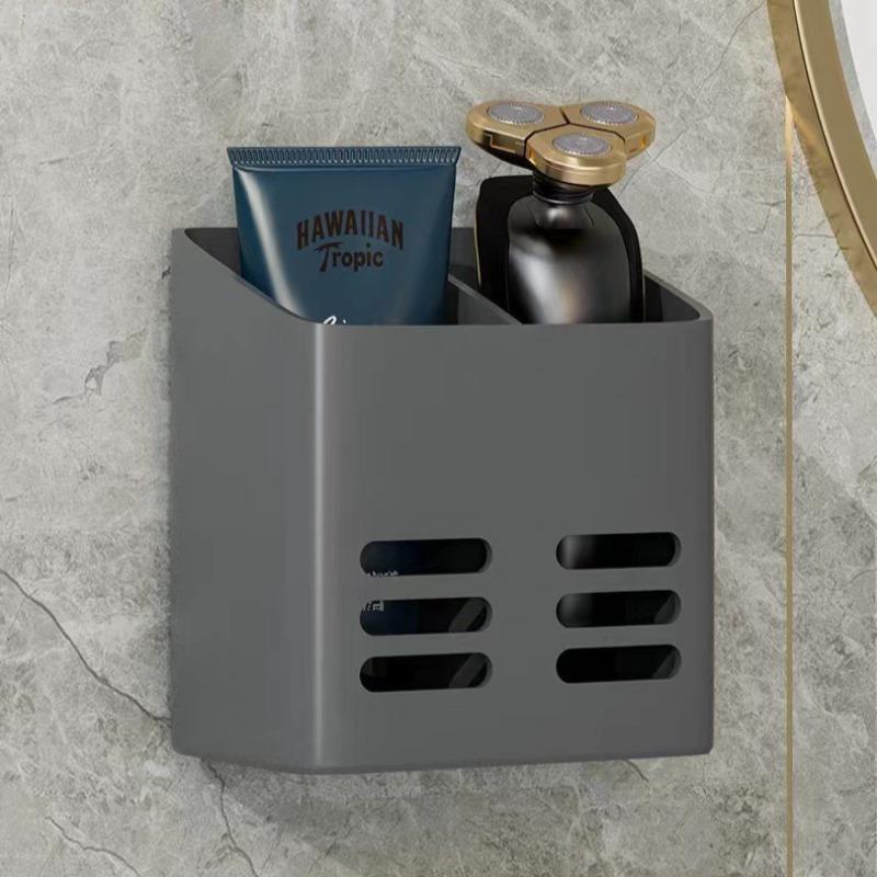 Wall Mounted Bathroom Organizer Waterproof Storage Box for Toothpaste/Cosmetics/Razor | Non-Slip Rust-Proof Bath Shelf (1PC) білий
Wall Mounted Bathroom Organizer Waterproof Storage Box for Toothpaste/Cosmetics/Razor | Non-Slip Rust-Proof Bath Shelf (1PC) білий