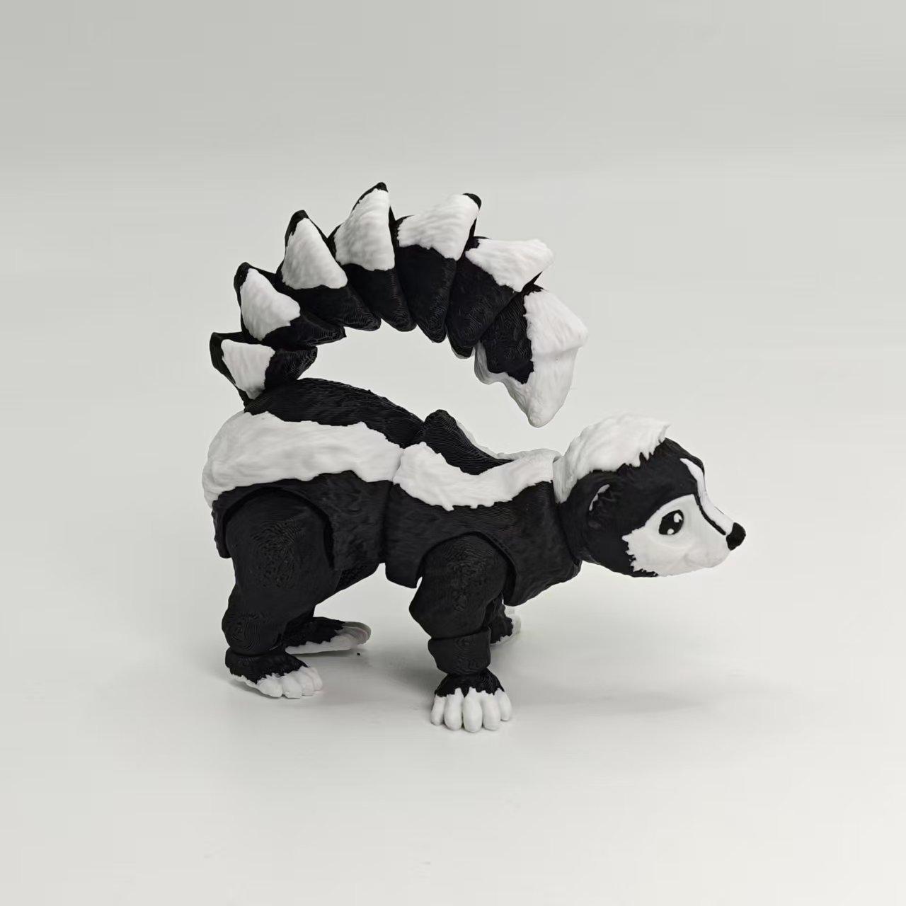3D Printed Skunk Cute Little Animal Simulation Skunk Toy Model Joints Movable Fun Toys Home Office Decor Ornaments Creative Gift
3D Printed Skunk Cute Little Animal Simulation Skunk Toy Model Joints Movable Fun Toys Home Office Decor Ornaments Creative Gift