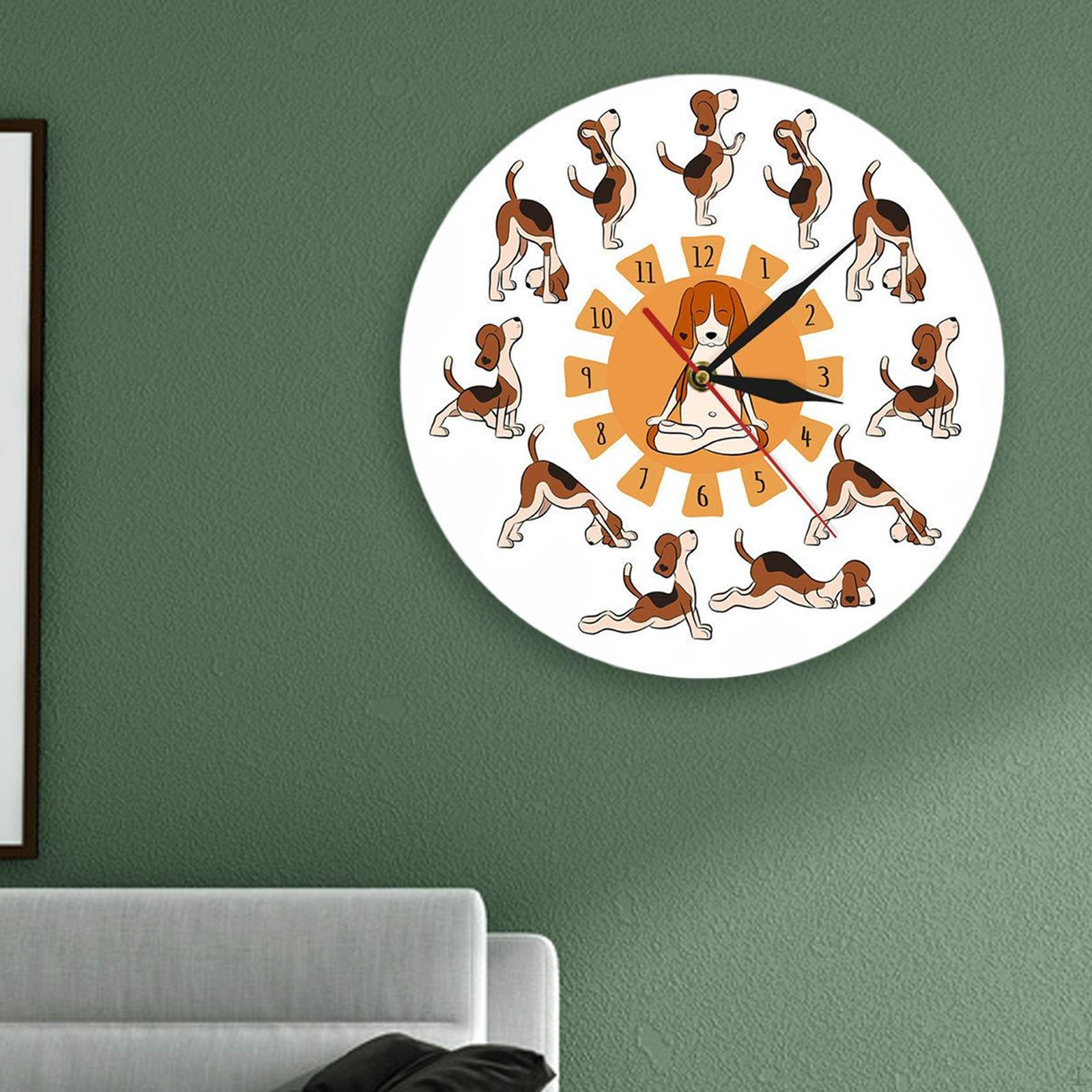 Dog Doing Yoga Position Wall Clocks 30cm for Living Room, Bedroom, Study Laundry Kitchen
Dog Doing Yoga Position Wall Clocks 30cm for Living Room, Bedroom, Study Laundry Kitchen