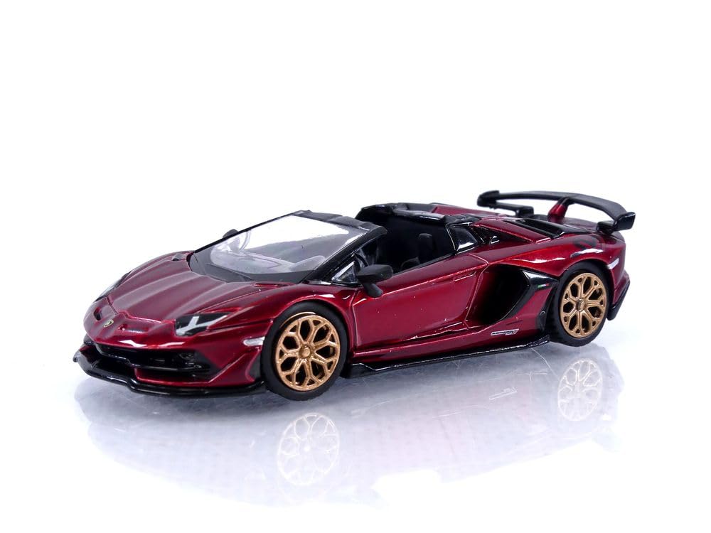 TrueScale Miniatures MINI GT Lamborghini Aventador SVJ Roadster Rosso Efesto с левой ручкой, готовый продукт 1/64 (красный)
TrueScale Miniatures MINI GT Lamborghini Aventador SVJ Roadster Rosso Efesto с левой ручкой, готовый продукт 1/64 (красный)