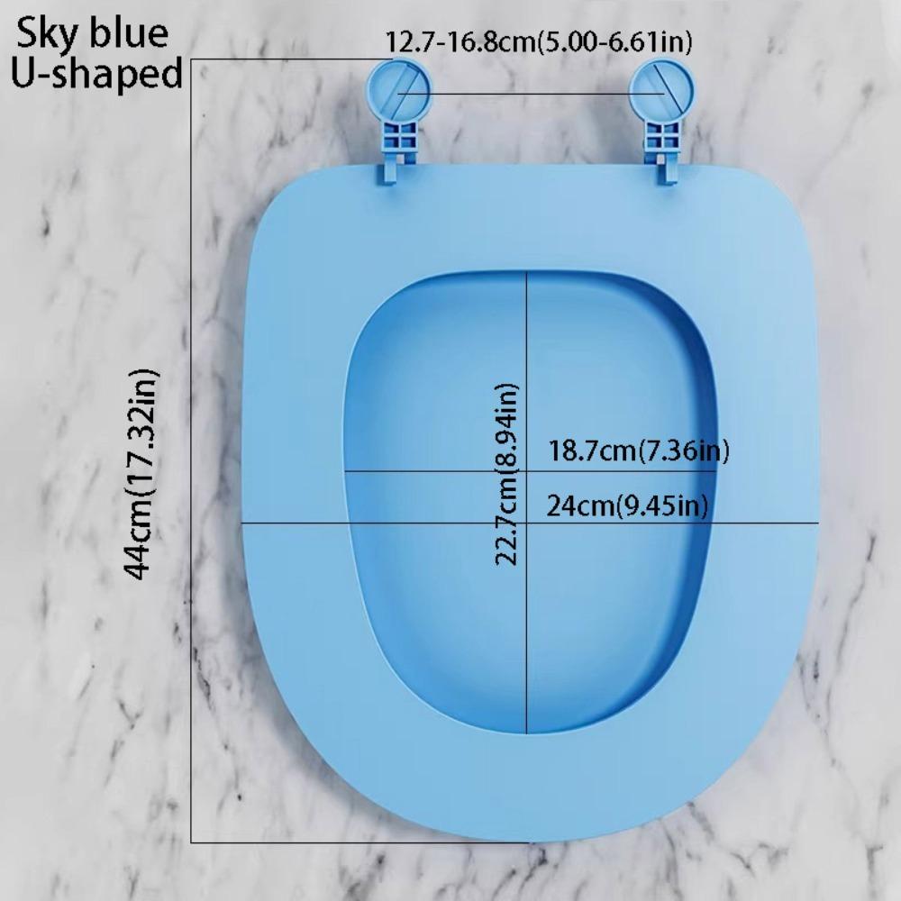 Soft Waterproof Toilet Seat Cover Removable Toilet Seat Pad Bathroom Warmer Seat Household Blue U-shaped
Soft Waterproof Toilet Seat Cover Removable Toilet Seat Pad Bathroom Warmer Seat Household Blue U-shaped