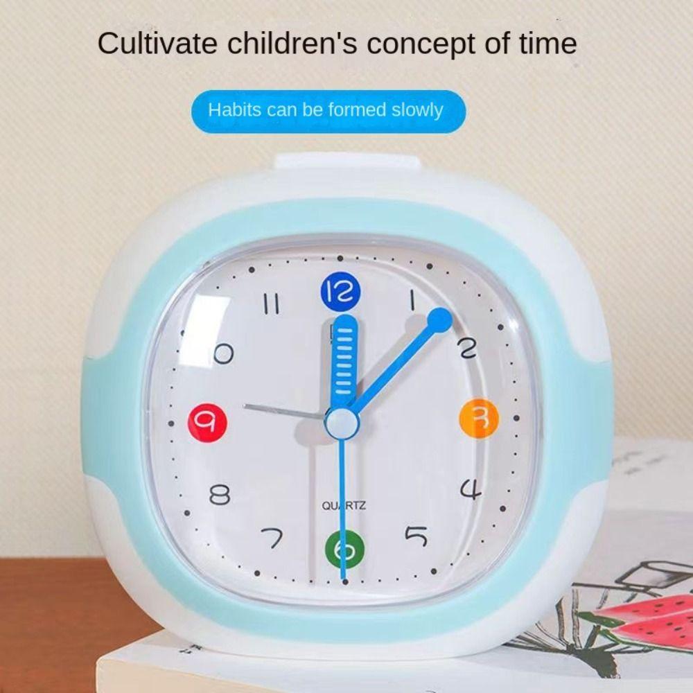 with Night Light Children Desktop Clock Anti-drop Tabletop Clock Mute Alarm Clock Living Room зелений
with Night Light Children Desktop Clock Anti-drop Tabletop Clock Mute Alarm Clock Living Room зелений