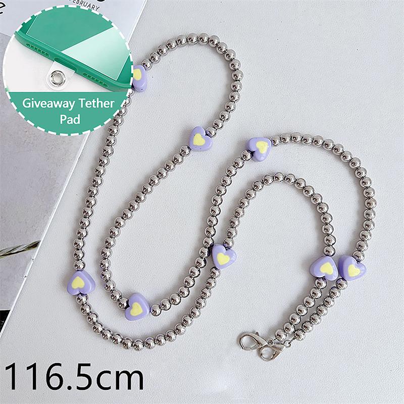 Универсальный ремешок для телефона через плечо с бусинами, длинные шейные ремешки, чехол для телефона с защитой от потери и нашивкой для iPhone, Samsung, Xiaomi
Универсальный ремешок для телефона через плечо с бусинами, длинные шейные ремешки, чехол для телефона с защитой от потери и нашивкой для iPhone, Samsung, Xiaomi