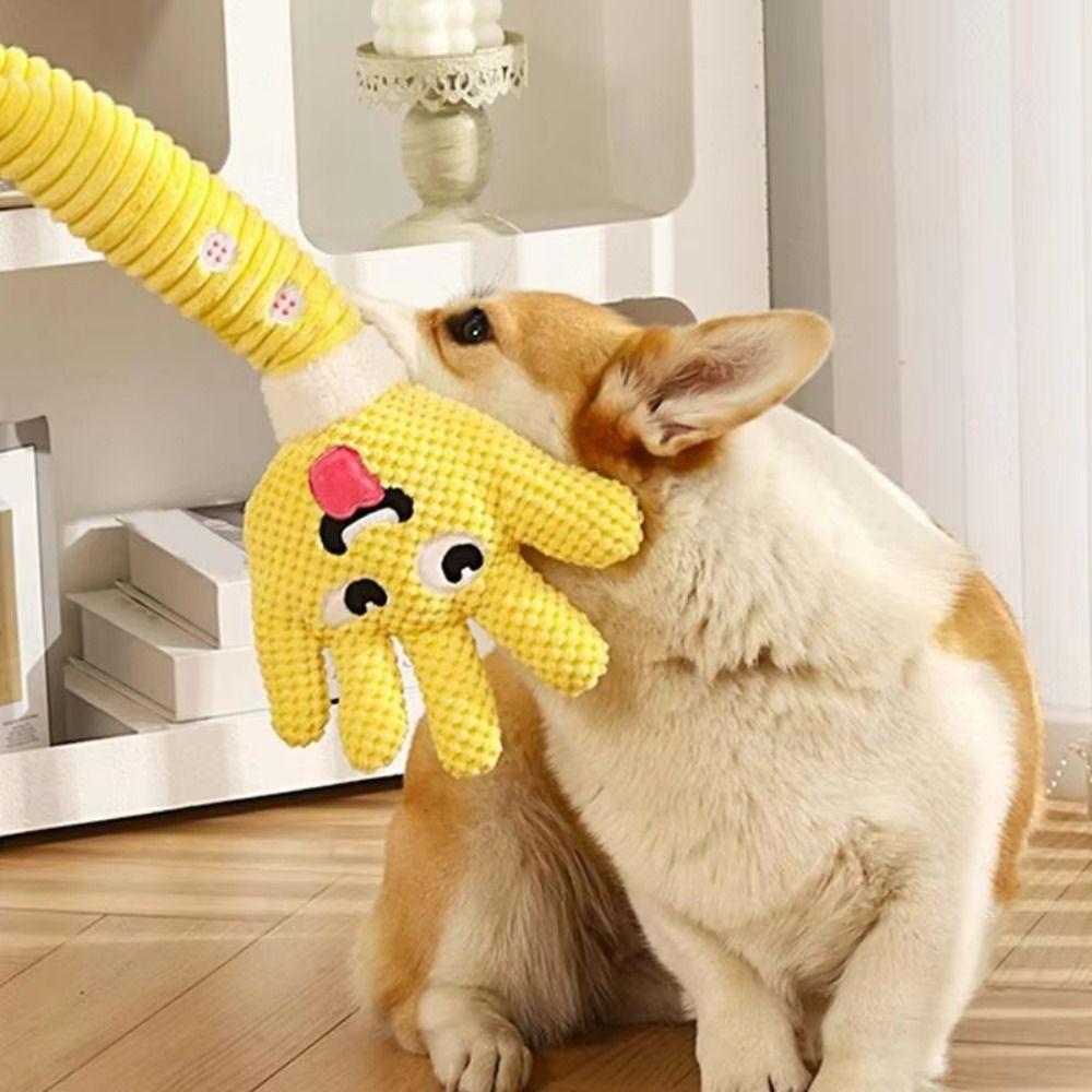 Palm Shaped Plush Stick Owner Interactive Toy Dog Training Stick Dog Stick Toy Relieve Boredom жовтий
Palm Shaped Plush Stick Owner Interactive Toy Dog Training Stick Dog Stick Toy Relieve Boredom жовтий